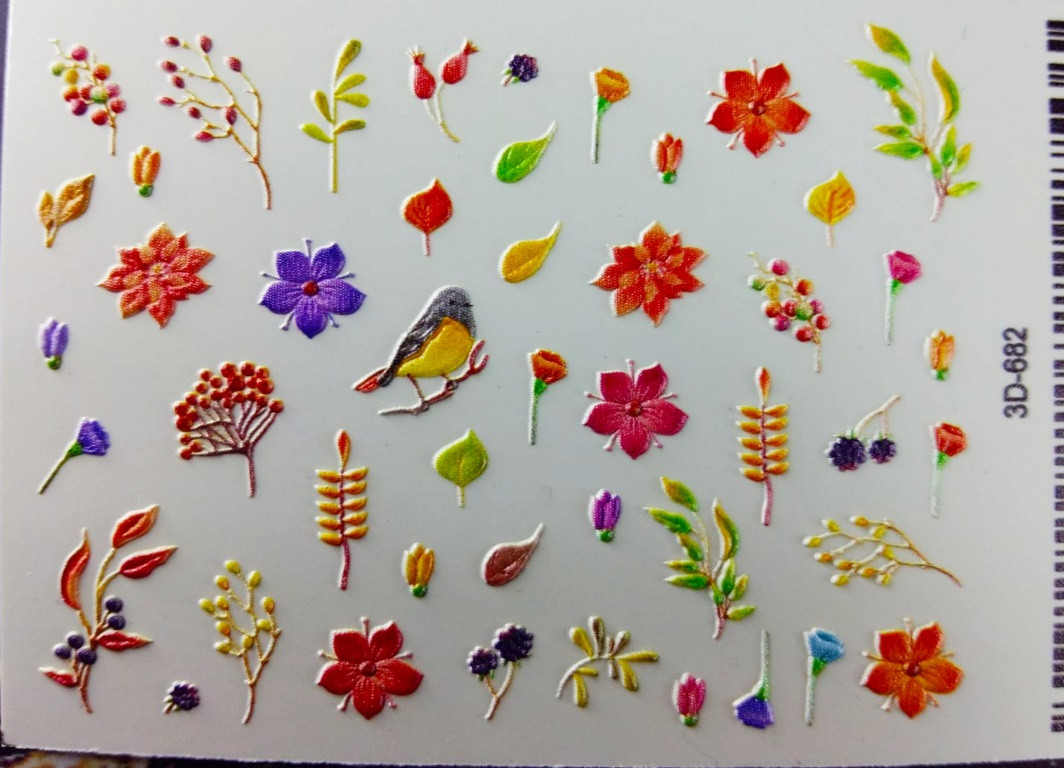 Слайдер 3D для дизайну на нігтях 682