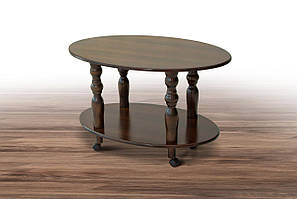 Стіл журнальний Прадо (темний горіх)