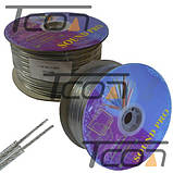 Кабель акустичний JY-1698, 2х2,0мм2, калюжена мідь, прозорий, фото 2