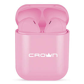 Бездротові навушники Crown CMTWS-5005 PINK (TWS Bluetooth V5.0)