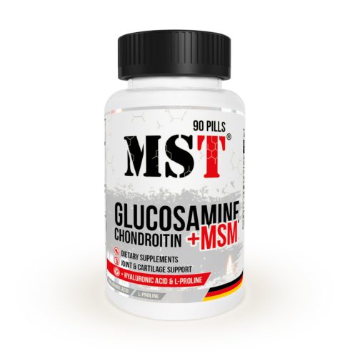 MST Glucosamine+Chondroitine+MSM+Hyaluronic Acid + L-Proline 90 pills - фото 1 - id-p575858332