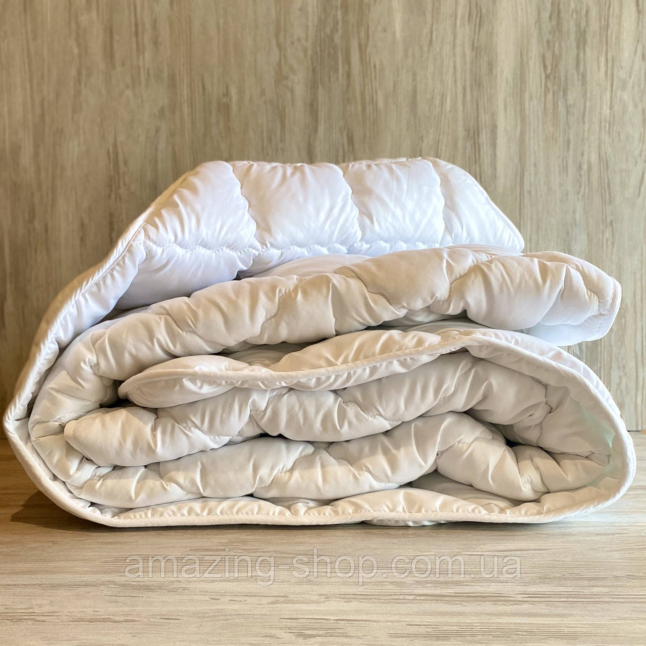 Ковдра Ода Полуторна 155*210 см. на холофайбері ODA  Ковдра ода, наповнювач холофайбер  ⁇  Зимова ковдра, фото 1