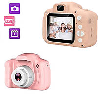 Детский цифровой фотоаппарат GM14 с функцией видео Kids Camera с играми и фильтрами противоударный
