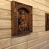 Ікона, різьблена з дерева. "Царська родина Тетяна 2", фото 7