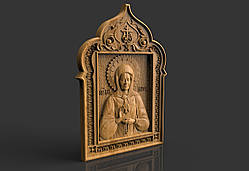 "Матрона" Свята Блаженна Московська,Ікона, різьблена з дерева (2)