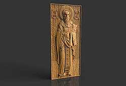 Ікона Священномученика Симеона, різьблена з дерева