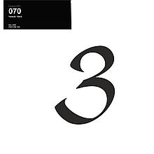 Оракал Цифра 3 чорний 070, кулька фольга 18" або 12" латексна