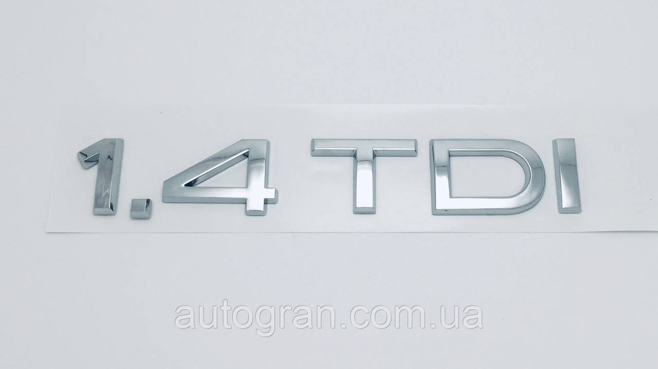 Емблема напис багажника Audi 1.4TDI