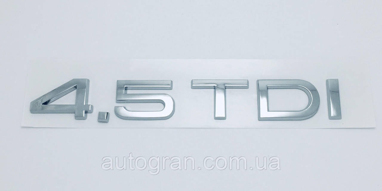 Емблема напис багажника Audi 4.5TDI