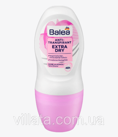 Роликовий дезодорант жіночий Balea Extra Dry 50ML