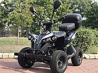 Электроквадроцикл CRAFTER TURBO 48V 1000W, с двумя сидениями, съемный бокс, LED передние фары, сигнализация