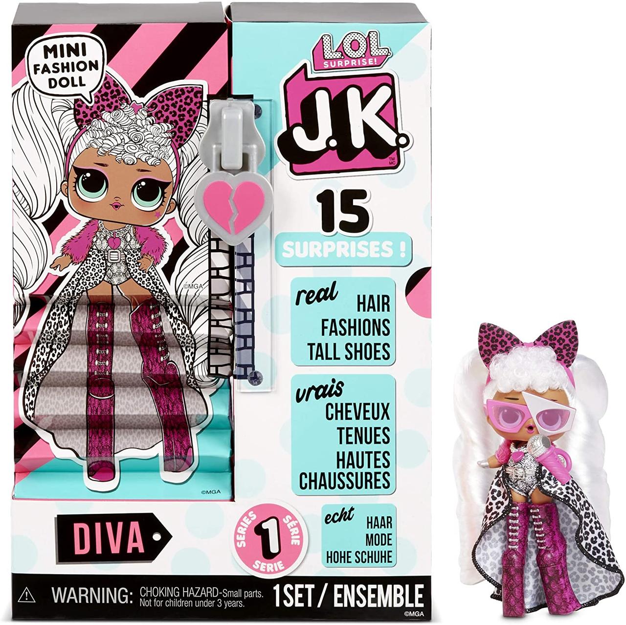 Лялька ЛОЛ Діва міні L. O. L. Surprise JK Diva Mini Fashion Doll