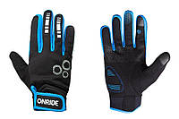 Перчатки ONRIDE Pleasure 20 черный/синий M