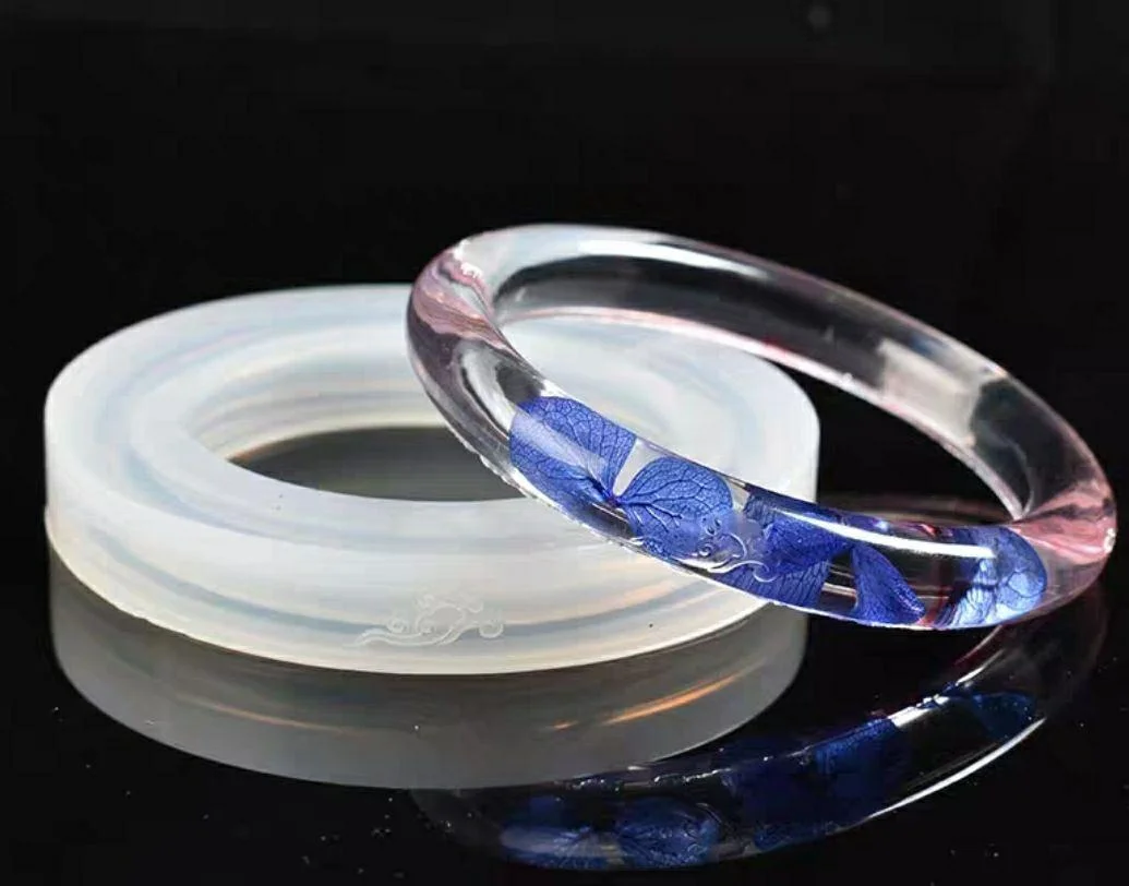 Силіконовий молд, форма, Браслет з візерунком, 60 мм/11 мм, фото 1