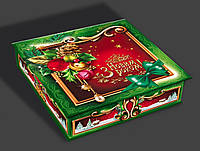 Упаковка для конфет "Шкатулка зеленая", 500 гр. - 63*2