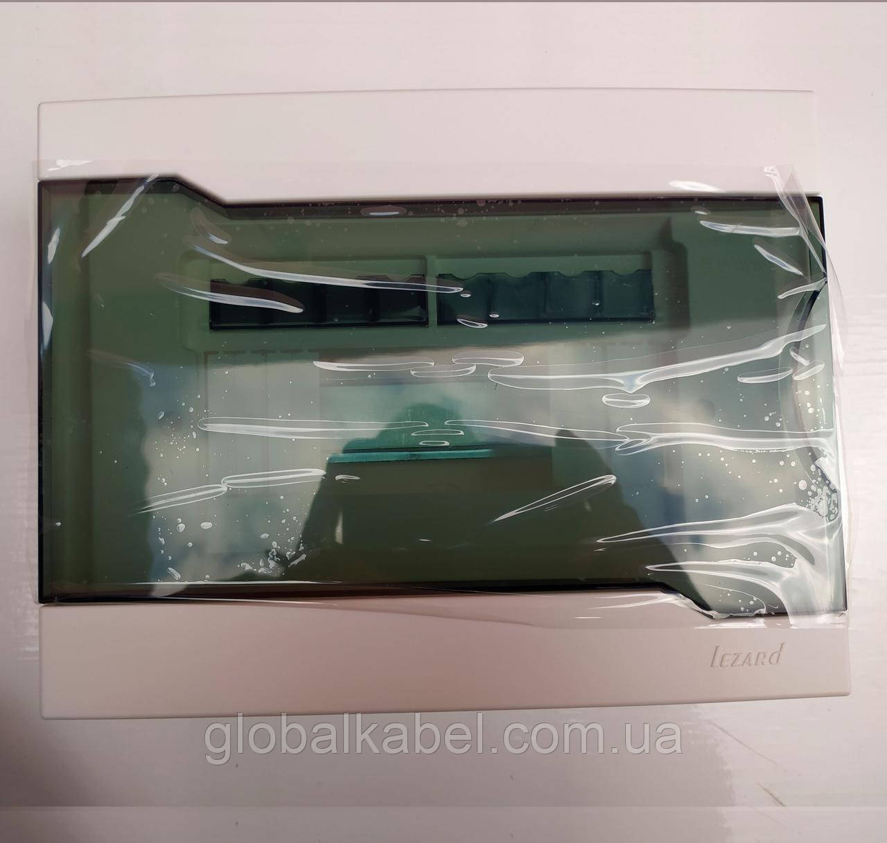 Бокс (щиток) під автомати Lezard 8 модульний, внутрішній ЩРВ-П-8, фото 1