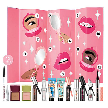 Подарунковий набір косметики Benefit Shake Your Beauty 12 Day Advent Calendar