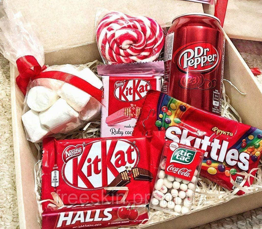 Красный Бокс - подарочный набор оригинально собранных сладостей для ...