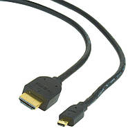 Кабель HDMI-microHDMI v.2.0 Cablexpert 4.5m Black