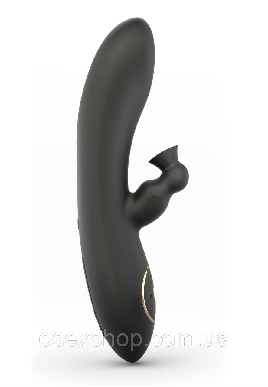 Вакуумний вібратор-кролик Dorcel DIVINE RABBIT з вібрацією, 10 режимів вібрації: 3 режими вакууму, фото 1