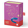 Вібратор для пар Satisfyer Double Whale з двома моторчиками, фото 2