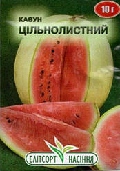 Семена арбуза Цельнолистный 10 г, Елітсортнасіння