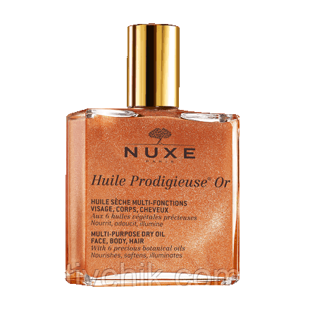 Сухе золоте масло Nuxe Prodigieuse Care Multi-Usage Dry Oil Golden Shimmer 50 мл, фото 1