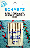 Игла с двумя ушками Double eye для декоративных работ SCHMETZ Германия наб=5игл