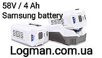 Батарея (АКБ) Zomax 4.0 Ah/58V (Lithium Samsung) Leading innovation для/на інструмент Зомакс
