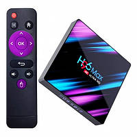 TV приставка Rockchip H96 Max RK3318, 4GB RAM, 64 ГБ ROM, чорна