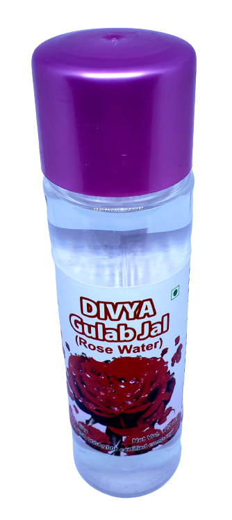 Рожева вода Divya Gulab Jal, 120 — звужує пори, заспокоює шкіру, знімає запалення, подразнення, почервоніння