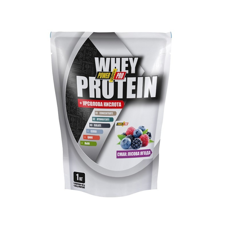 Протеїн Power Pro Whey Protein лісова ягода 1 кг