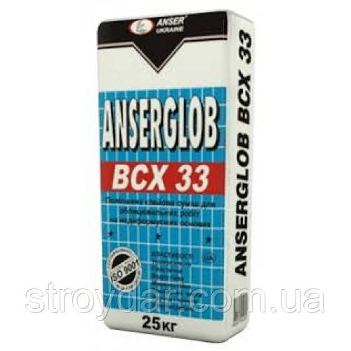 Клей ANSERGLOB BCX-33 (Ансерглоб) EURO-Standart 25 кг