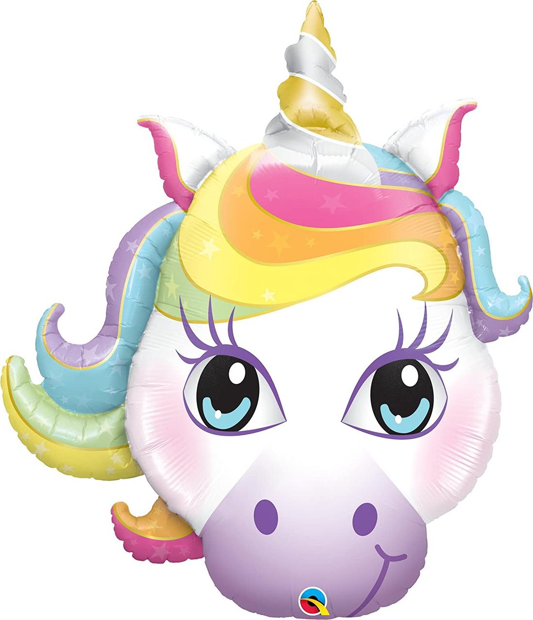 Q 38" Magical Unicorn. Куля повітряна фольгована Магічний Єдиноріг. В УП