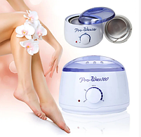 Набір Воскоплав баночний з терморегулятором WH-001 Pro-Wax100 з Воском Hot Wax 100г-2093, фото 3