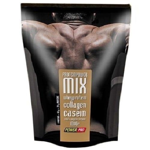 Багатокомпонентний протеїн Power Pro Protein MIX медове печиво 1 кг, фото 1