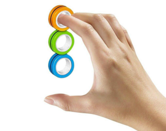 Магнітні кільця антистрес спиннер/fingears magnetic rings/фингирс/fidget spinner /фиджет кільця-2120