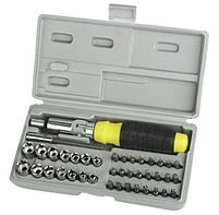 Набір інструментів у валізці AIWA 41-Piece Bit and Socket Set-2126, фото 3