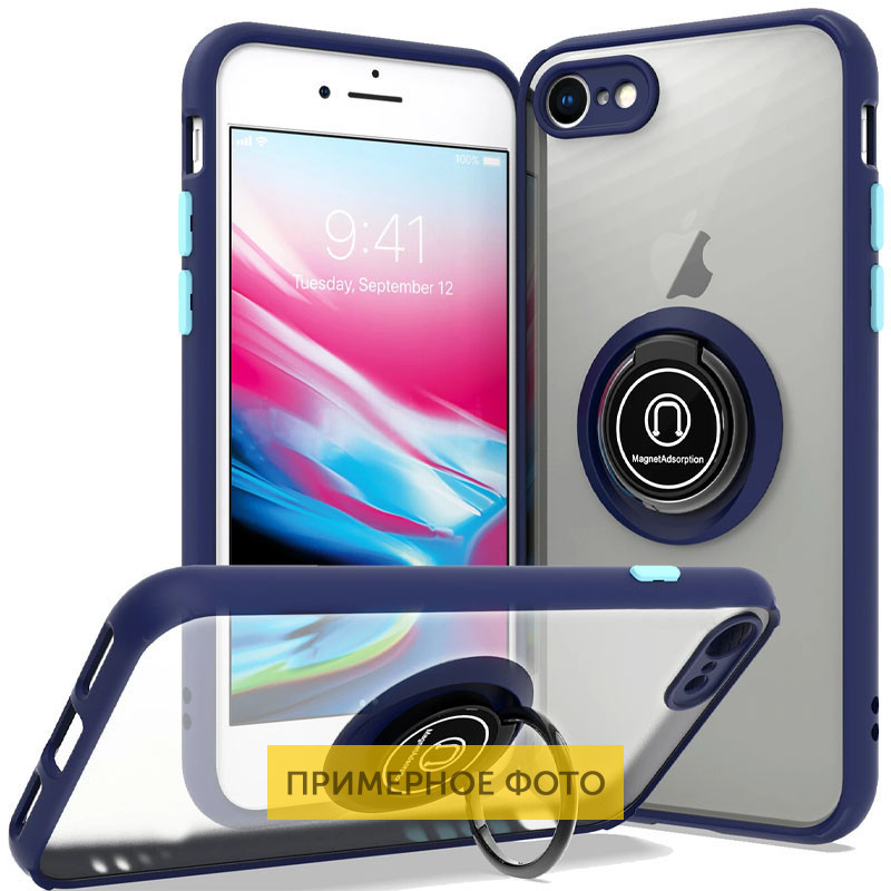 TPU+PC чохол Deen ColorEdgingRing під магнітний тримач для Xiaomi Redmi Note 9 / Redmi 10X