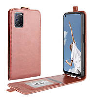 Чохол-книжка Evolou для Oppo A52 2020 Фліп коричневий
