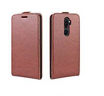 Чохол книжка Evolou для Oppo A9 2020 Фліп коричневий