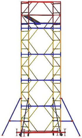 Вежа тура пересувна ПСРВ: 2*0,75м, фото 2