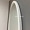 Дзеркало у ванну Round в білій рамі, фото 4