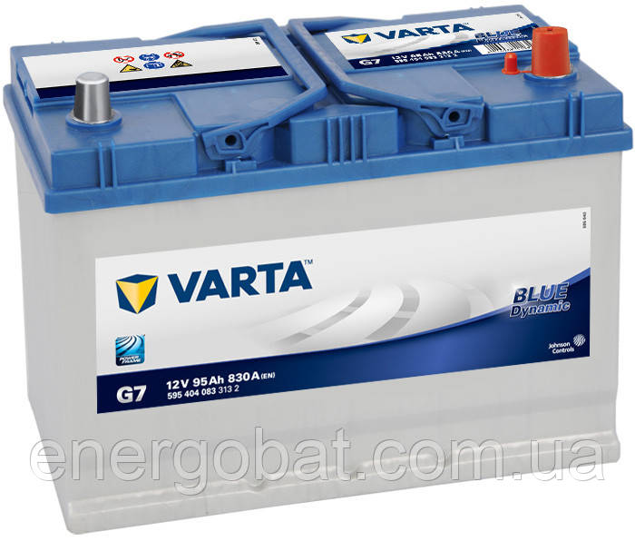 Аккумулятор VARTA Blue Dynamic G7 95Аh 830A 595 404 083 - фото 1 - id-p177696943