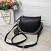 Жіноча стильна шкіряна сумка, фото 2