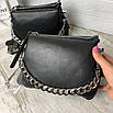 Жіноча стильна шкіряна сумка, фото 9