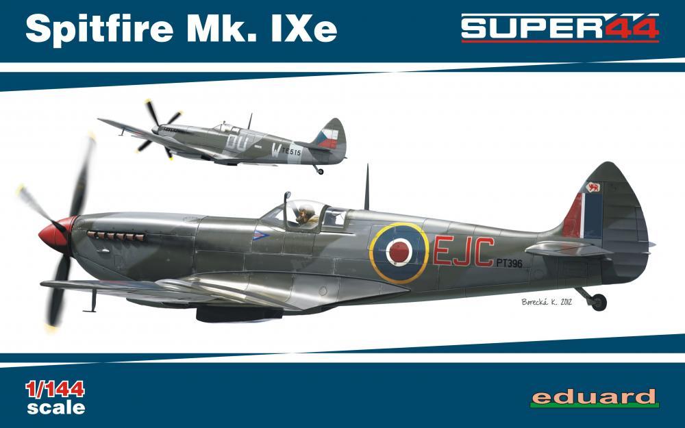Пластикова модель 1/144 Eduard 4428 Британський винищувач Spitfire Mk. IXe dual combo