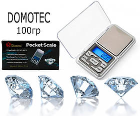 Ваги Domotec ACS 100gr/0.1 g MS-1724А кишенькові ювелірні