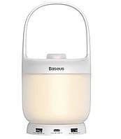 Лампа портативная Baseus Knob Stepless Dimming Portable Lamp, белая