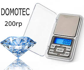 Ваги Domotec ACS 200gr/0.1g MS-1724В  кишенькові ювелірні